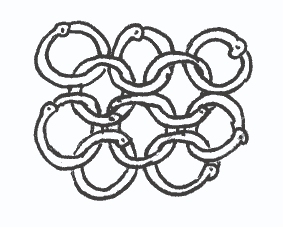 [ver1sa tutorial] Плетение кольчуги драконья чешуя (scalemail) (2)